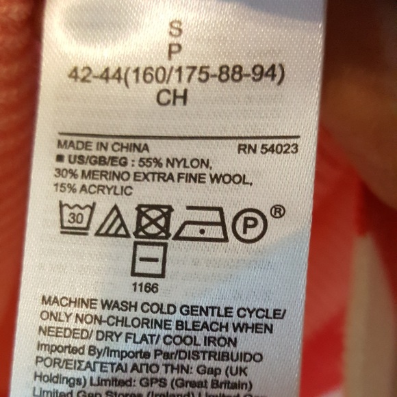 Women’s GAP multi color long sleeve Sweater size S - Picture 4 of 6